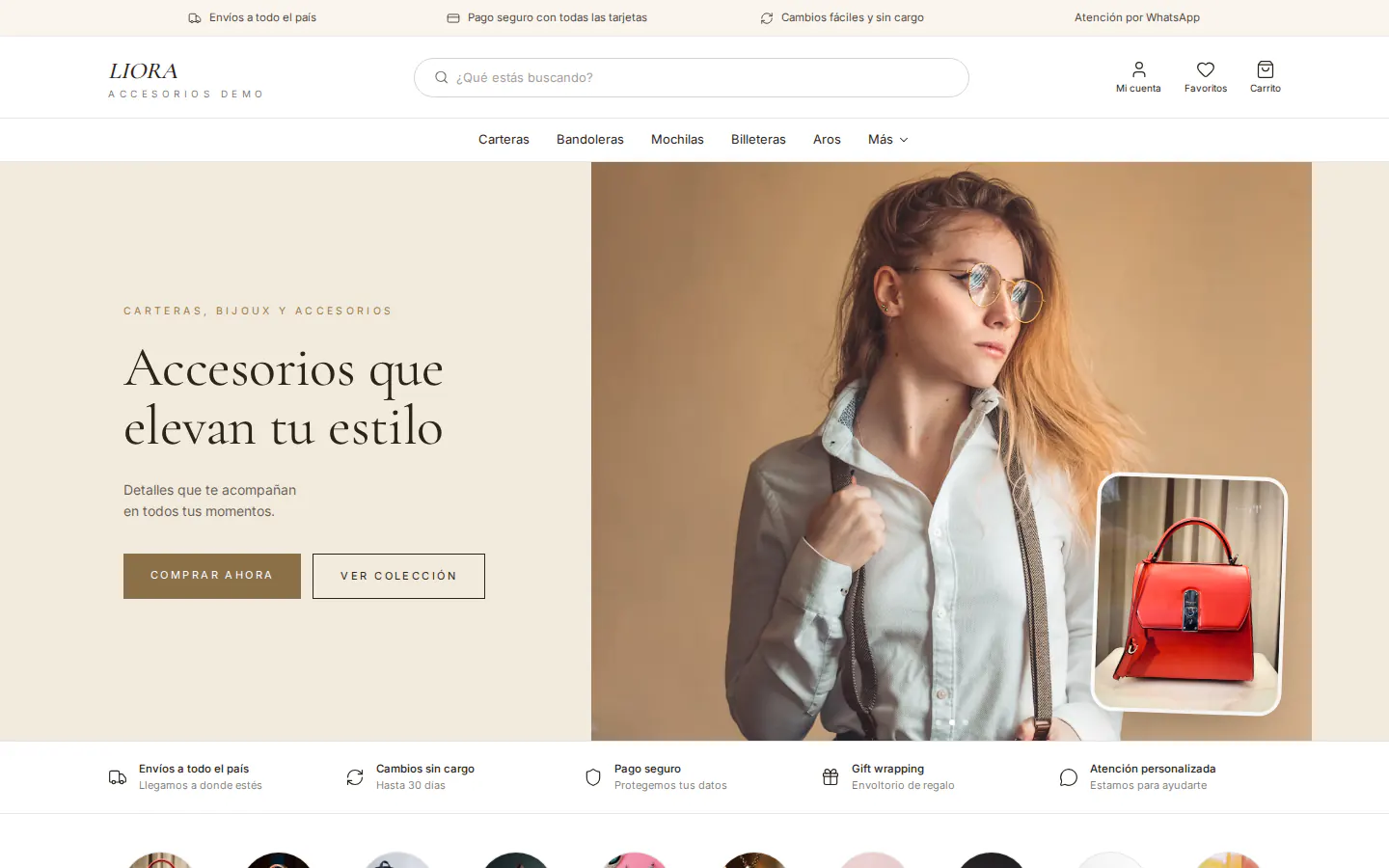 Plantilla LIORA ACCESORIOS de Woflox