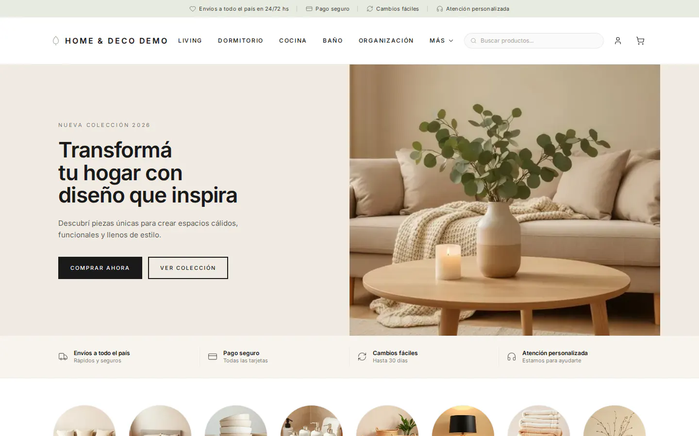 Template HOME & DECO — Casa & Decoração