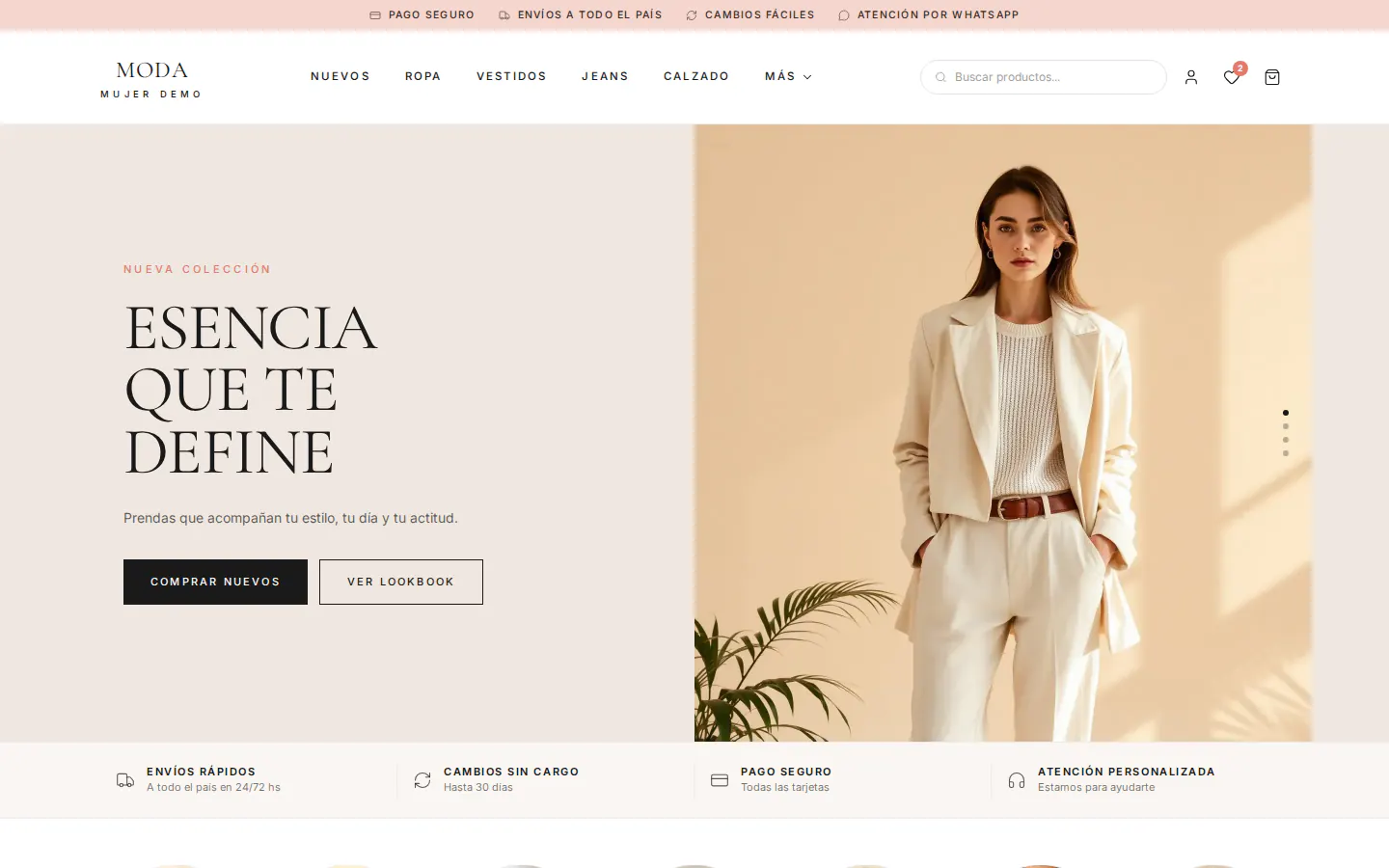 Plantilla MODA MUJER de Woflox