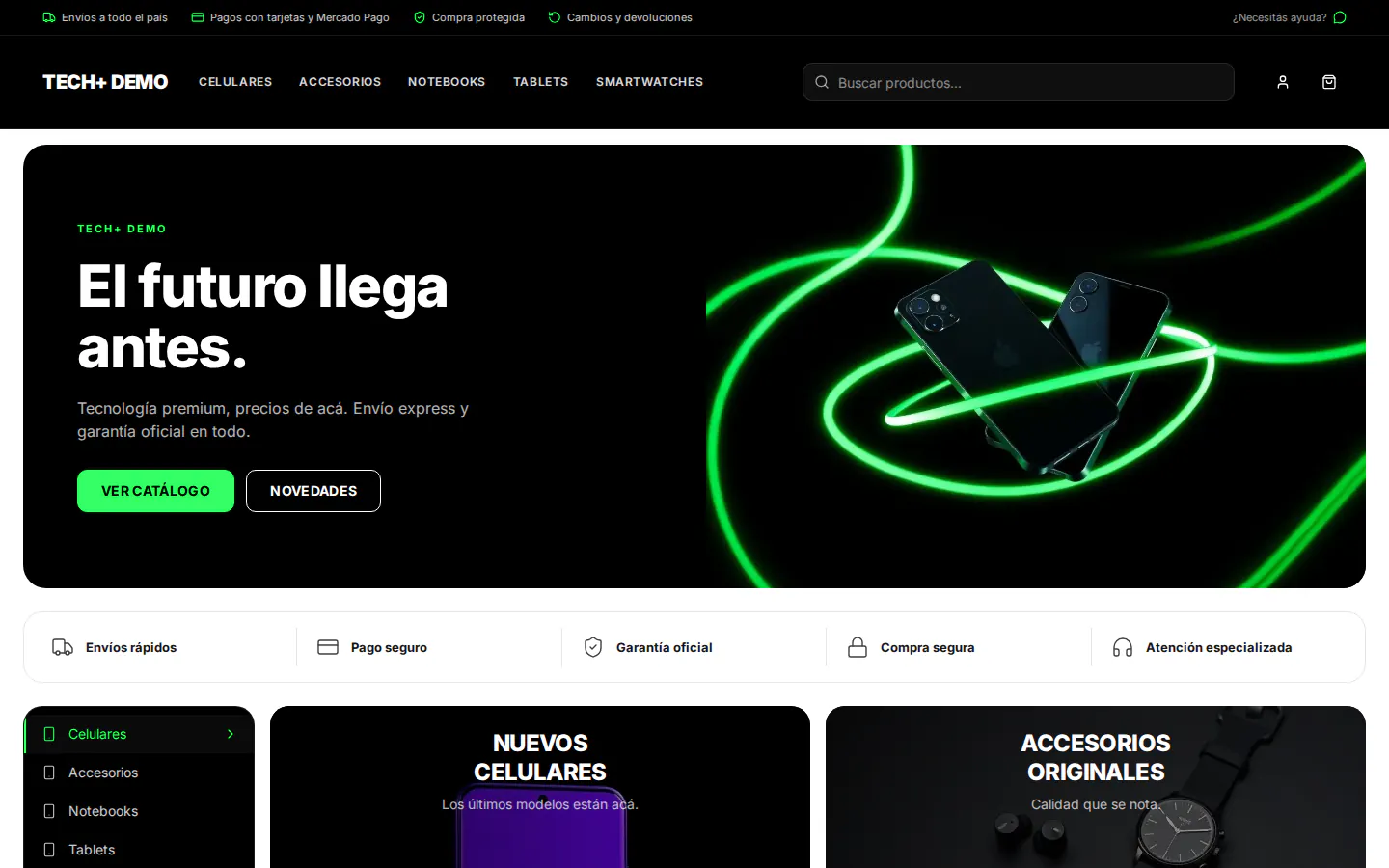 Template TECH+ — Tecnologia